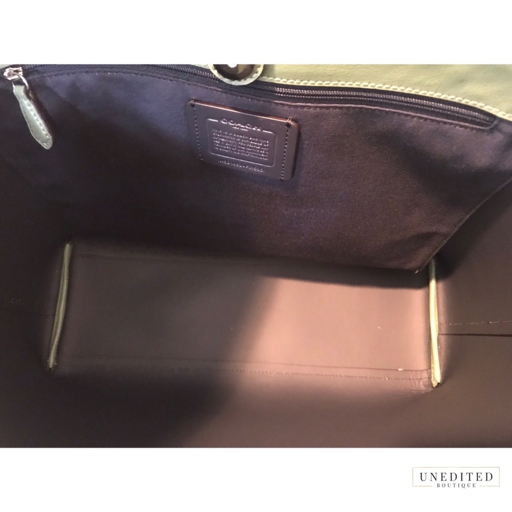 Coach Leather Tote - Picture 4 of 6